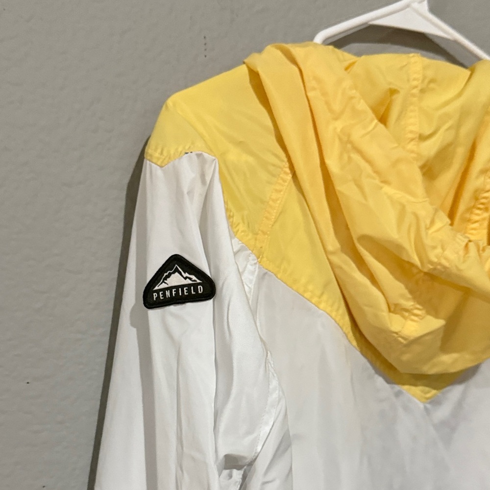 Penfield Yellow and Navy Utility Jacket rain jacket wind breaker - Picture 10 of 11